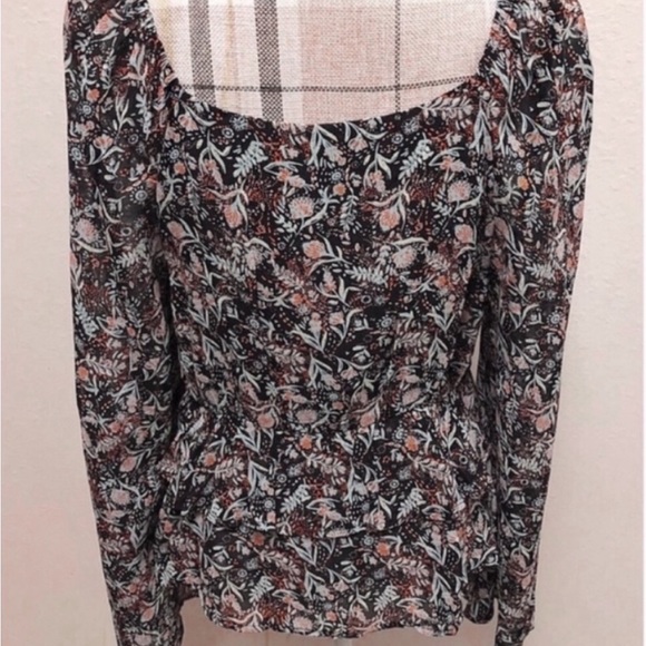 Free People uptown Bell Fluted Sleeve Top - Picture 6 of 7